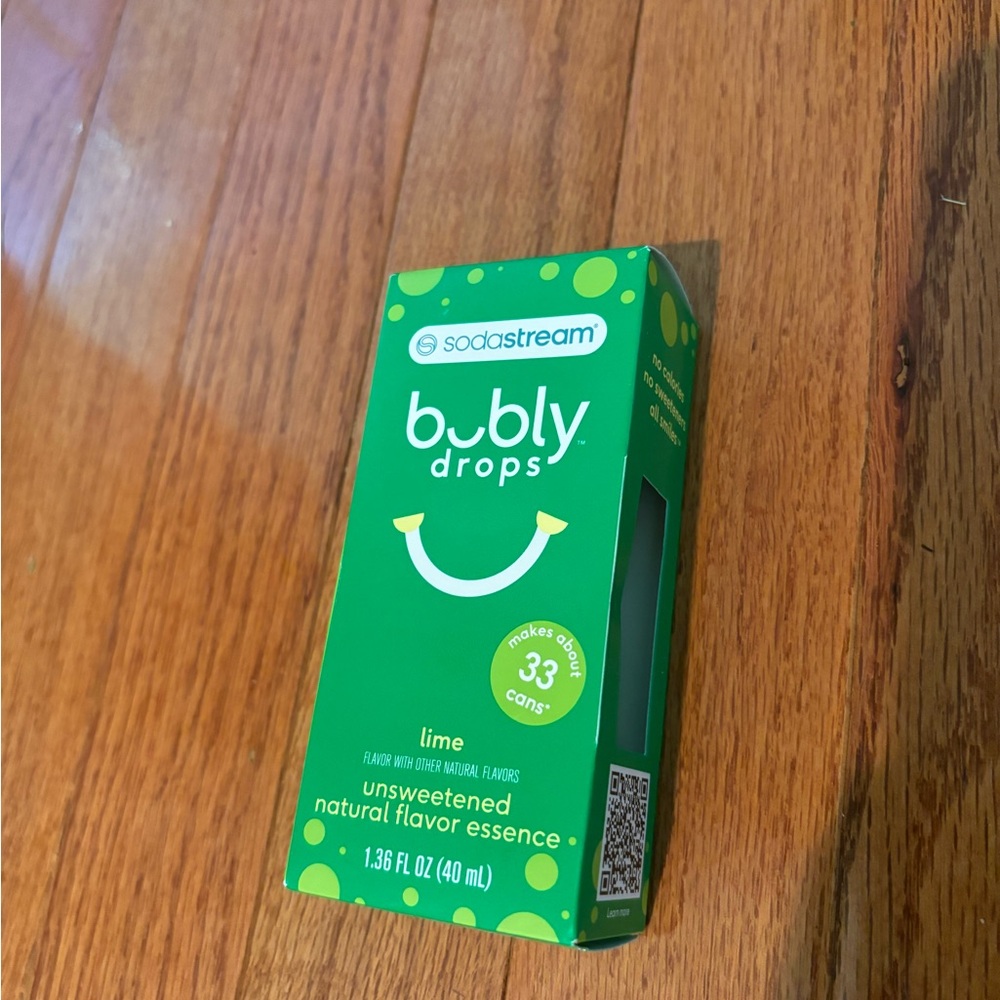 SodaStream Bubly Drops Lime Flavor